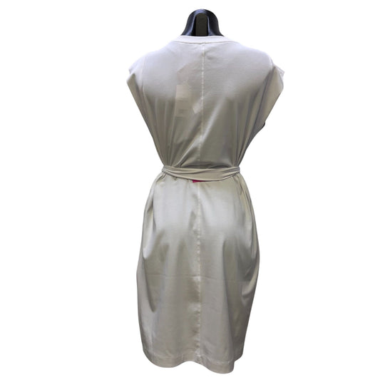 NWT Vince White Belted Sleeveless Dress Size M