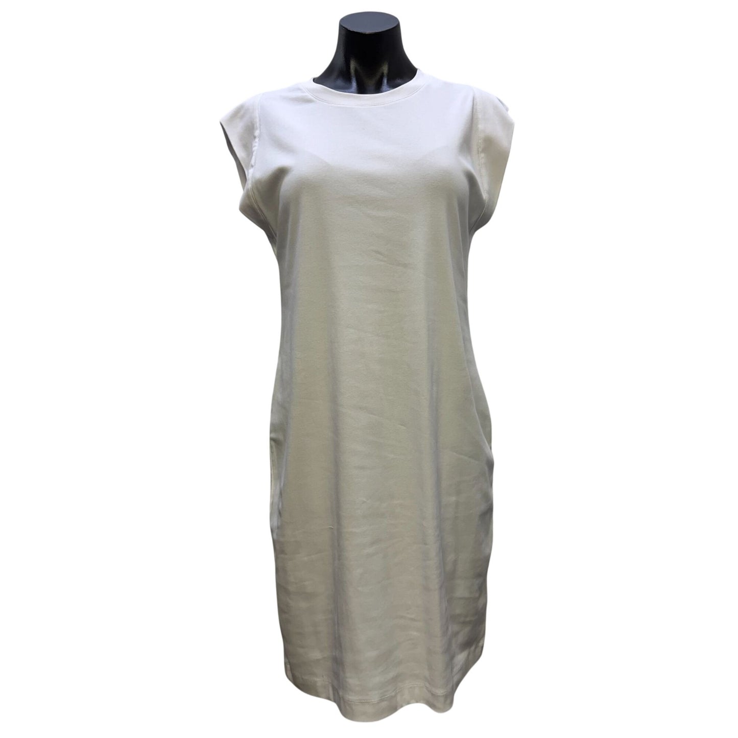 NWT Vince White Belted Sleeveless Dress Size M