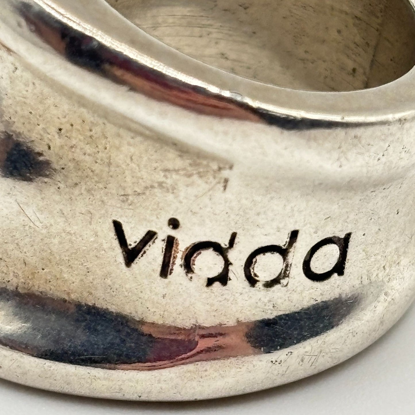 Vidda Sterling Silver Citrine Statement Ring Modern Design