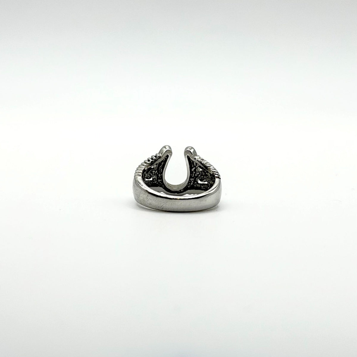 R.S. Covenant Marcasite Horseshoe Silver Ring Size 7.5