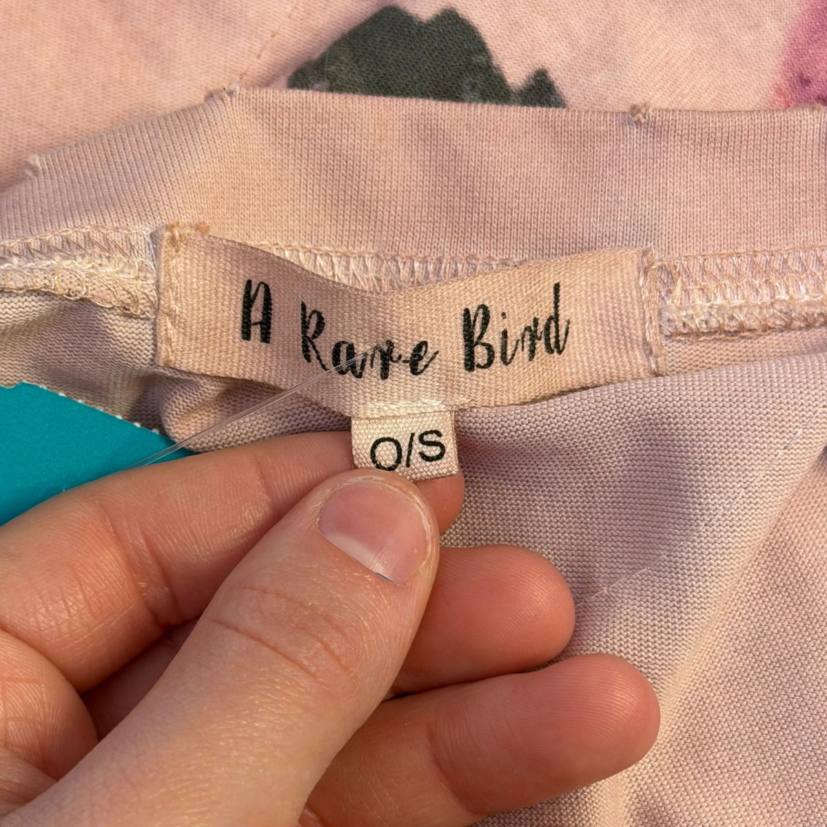 A Rare Bird Pink Flamingo Rose Maxi Dress OS