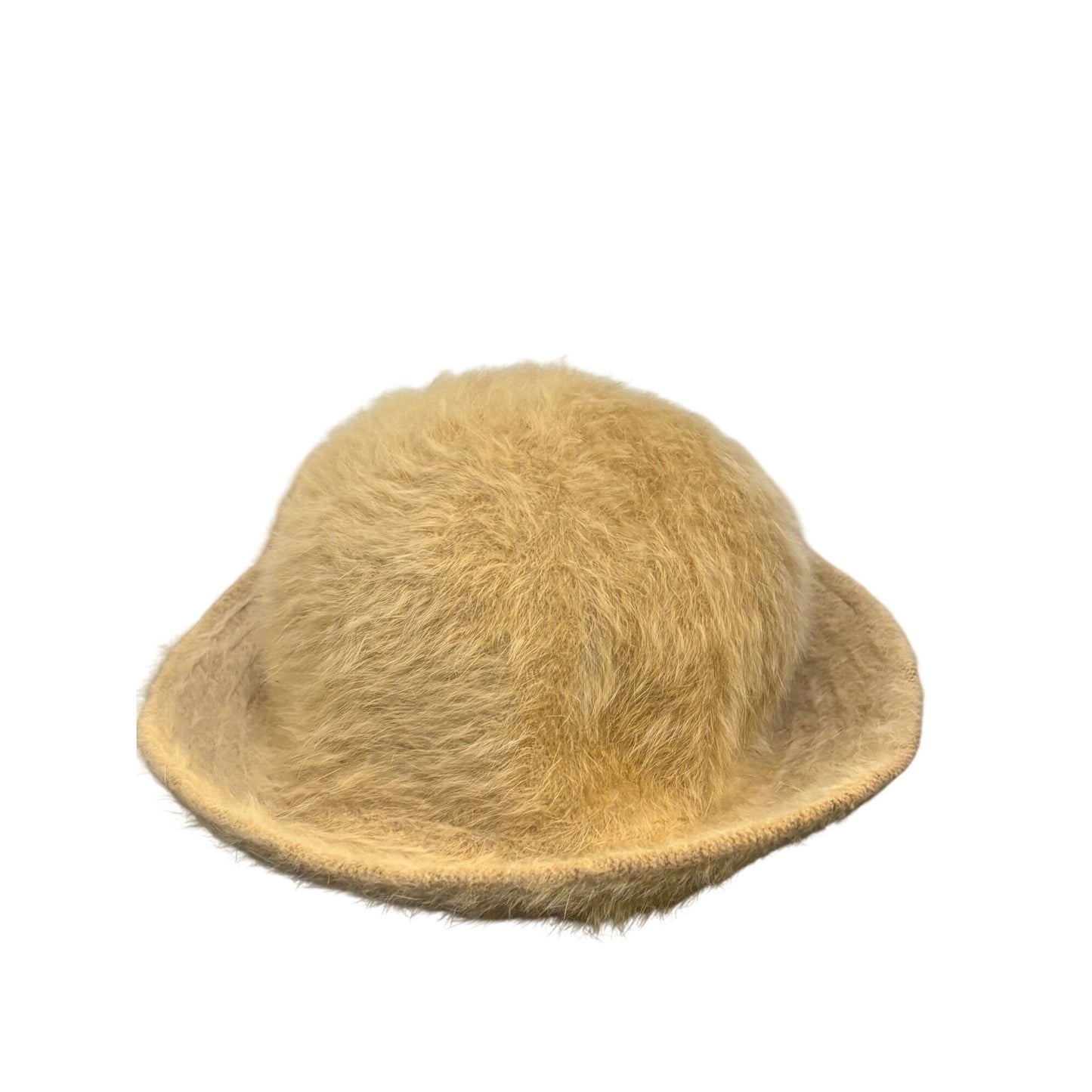 Vintage Tan Angora Cloche Hat Made In France