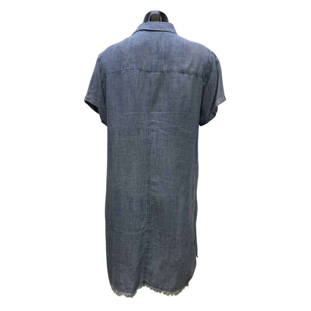 Billy T Blue Denim Button-Front Shirt Dress M