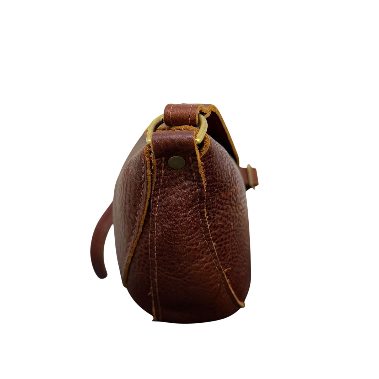 Portland Leather Lea Hobo Bag Small Brown Leather Adjustable Strap