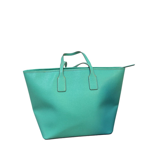 Dooney & Bourke Turquoise Green Leather Tote Bag
