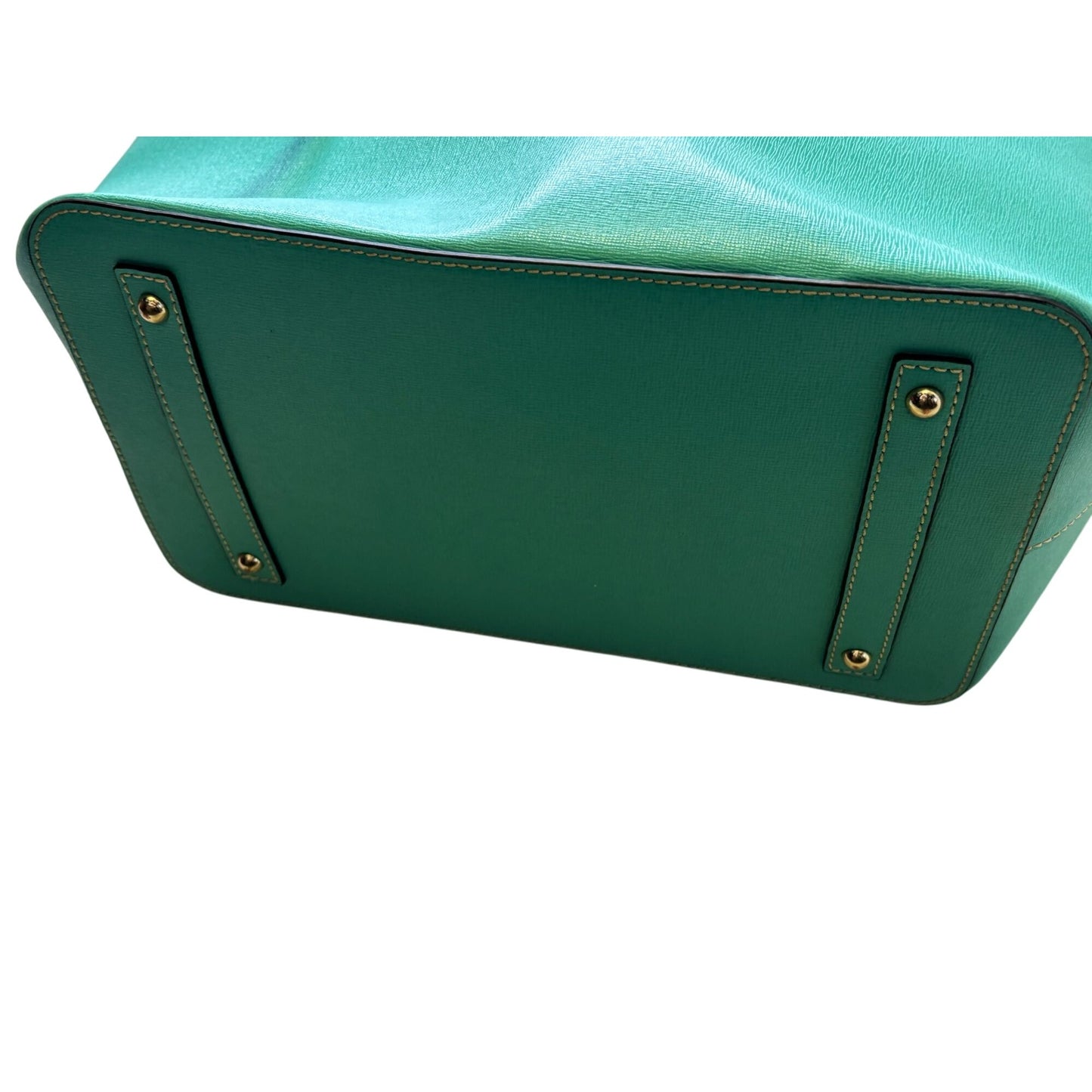 Dooney & Bourke Turquoise Green Leather Tote Bag