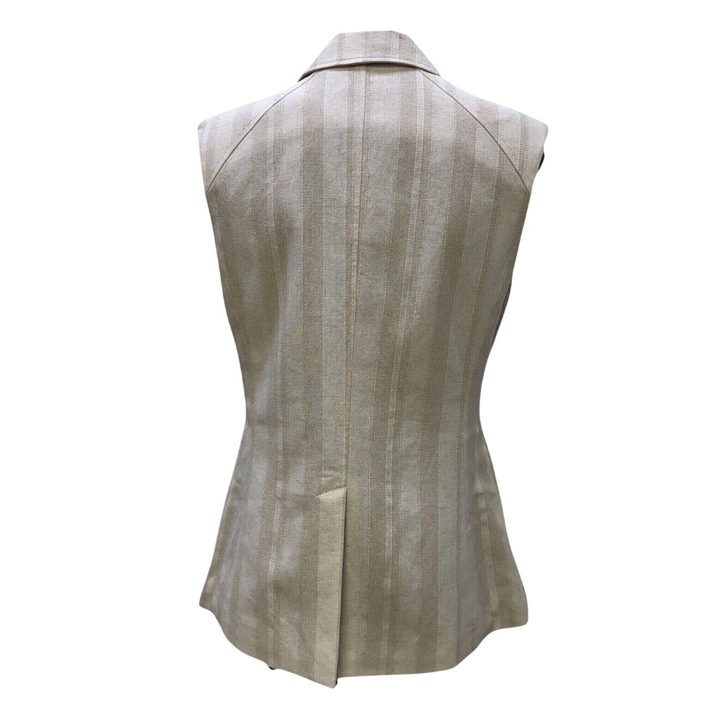 NWT Love Token Cheryl Khaki Cream Vest M