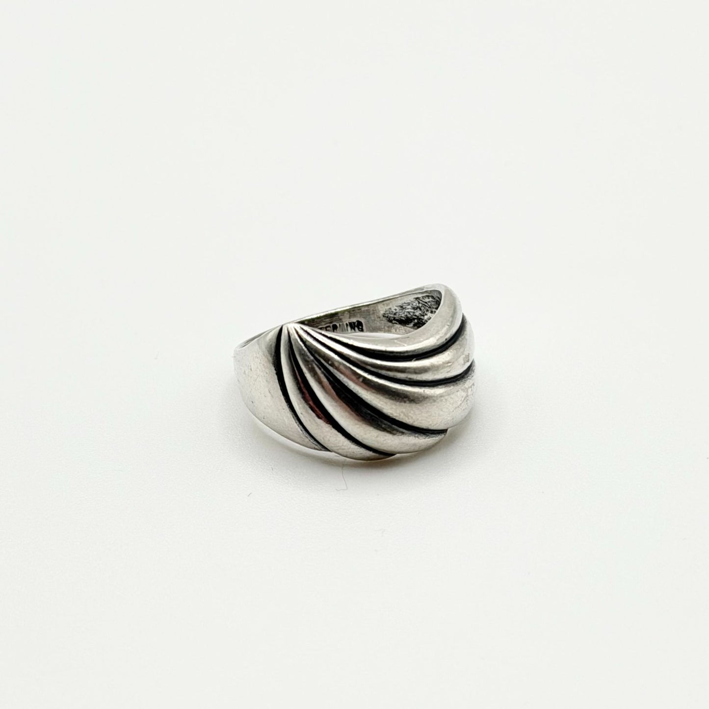 KABANA Sterling Silver Wave Design Ring Size 7.5