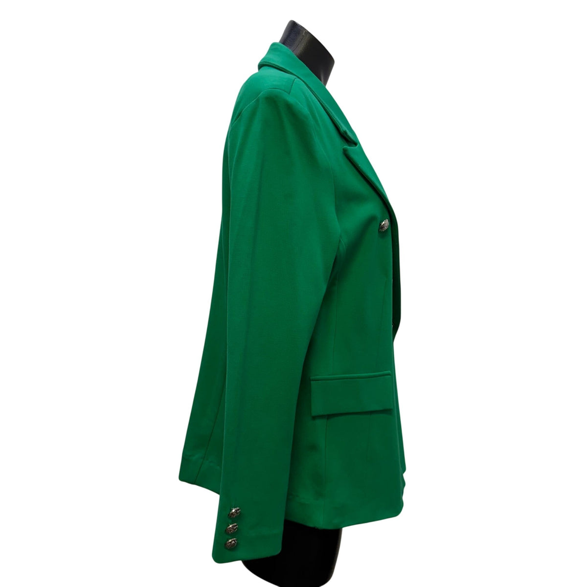 Scapa Lauren Perre Green Double-Breasted Blazer With Gold Buttons L