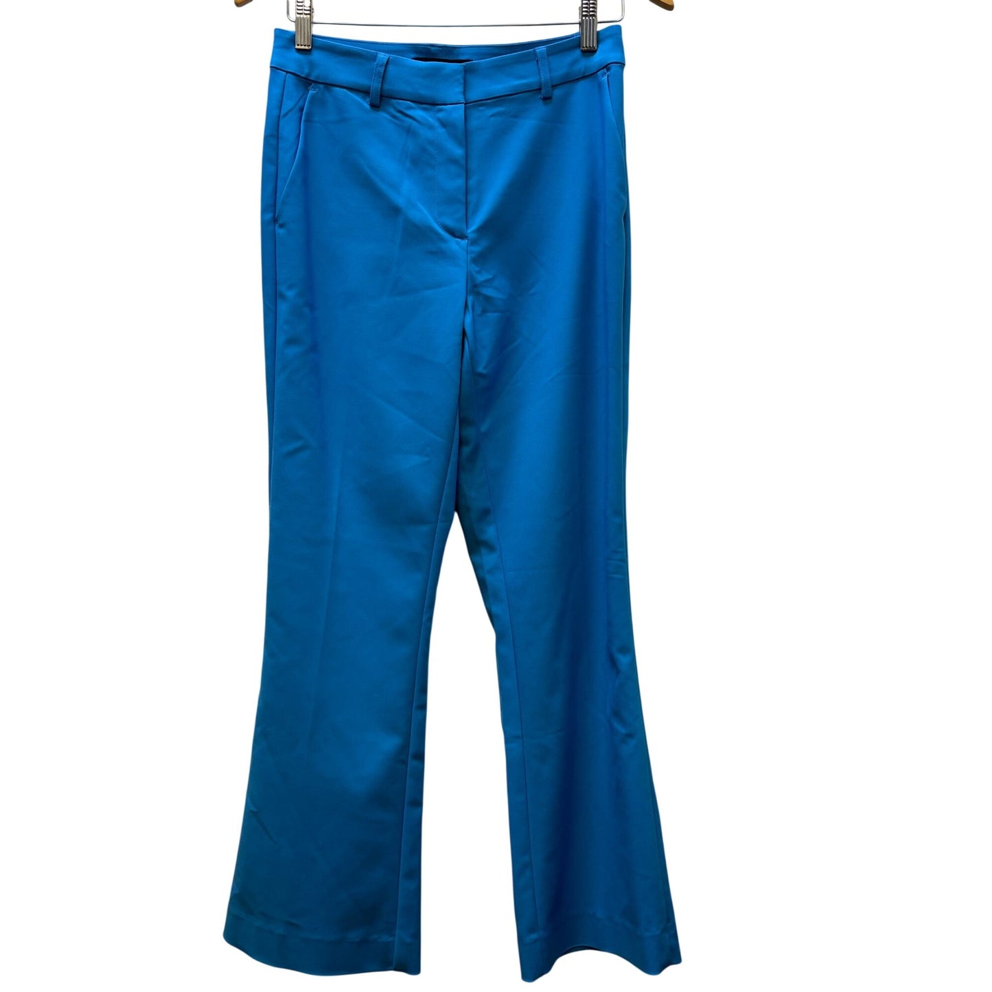 NWT Boston Proper Blue Blazer & Pants Set Size 4 With Gold Button Details