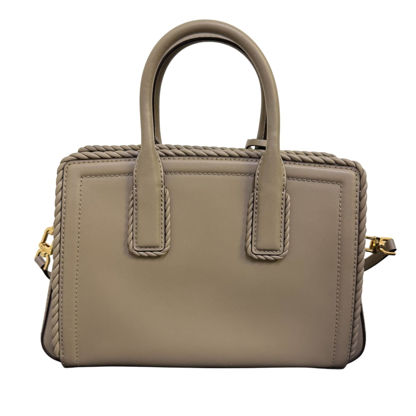 Michael Kors Taupe Crossbody Bag Gold Hardware Adjustable Strap