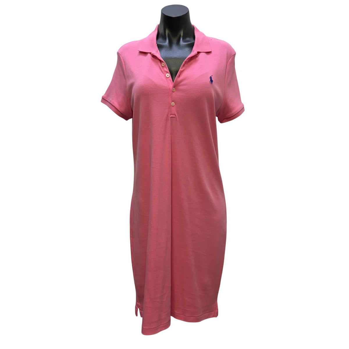 Ralph Lauren Polo Shirt Dress Pink L