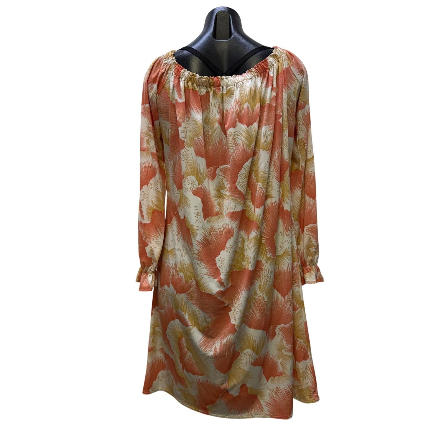 Luli Fama Floral Print Long Sleeve Dress Size M