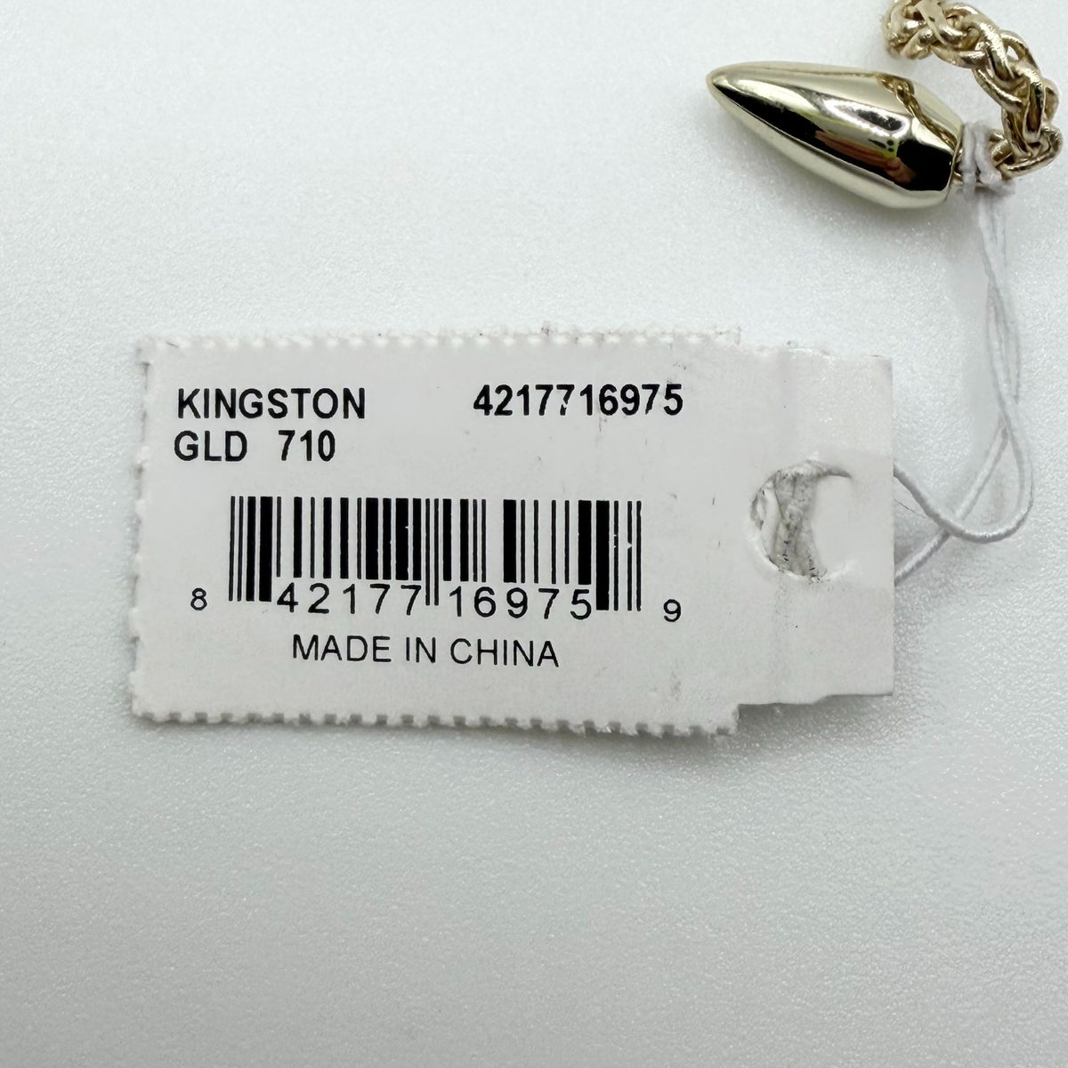 Kendra Scott Gold-Tone Chain Necklace With Filigree Pendant