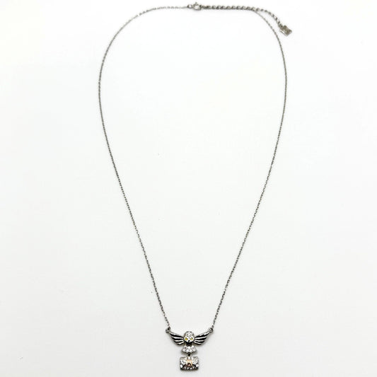WBEI 925 Sterling Silver Owl Pendant Necklace