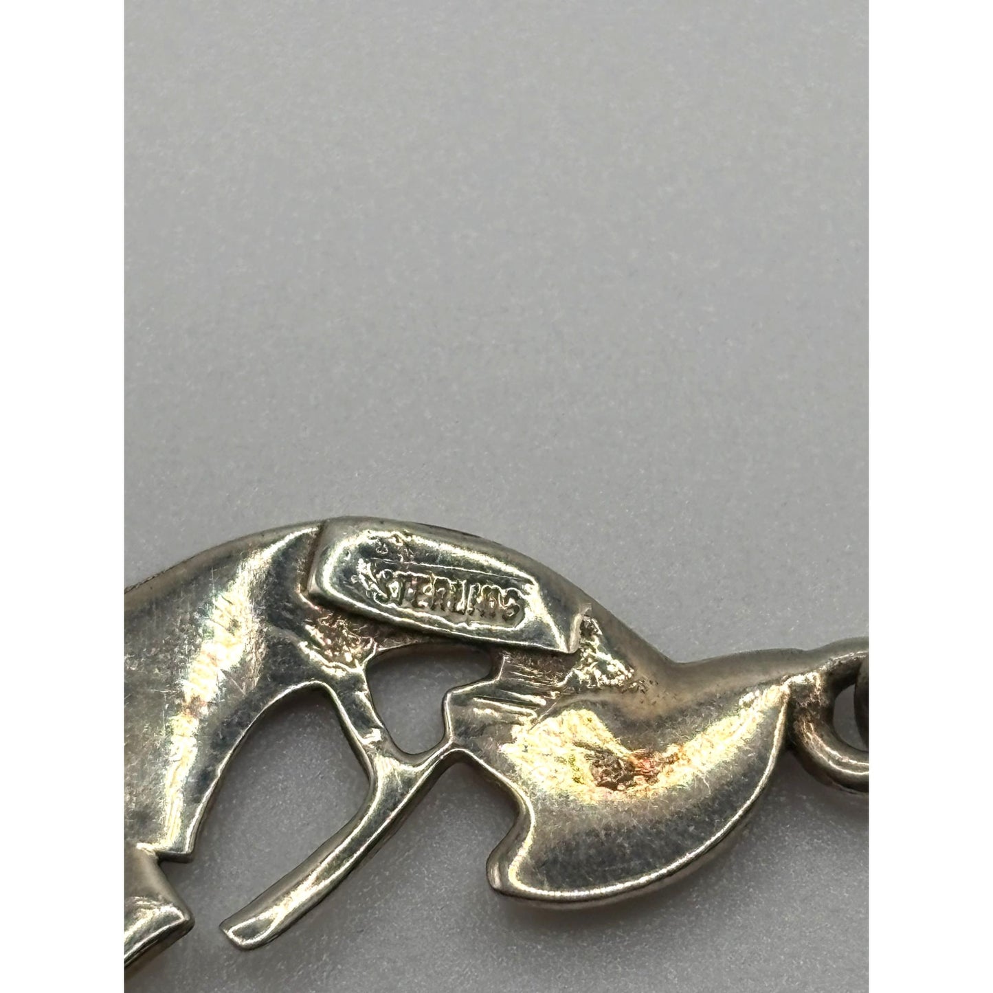 Sterling Silver Kokopelli Pendant Charm 925