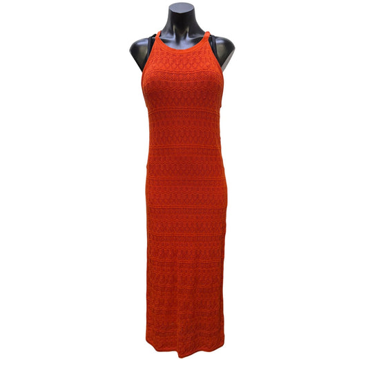 House Of Harlow 1960 Orange Crochet Maxi Dress Size M
