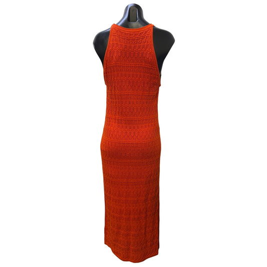 House Of Harlow 1960 Orange Crochet Maxi Dress Size M