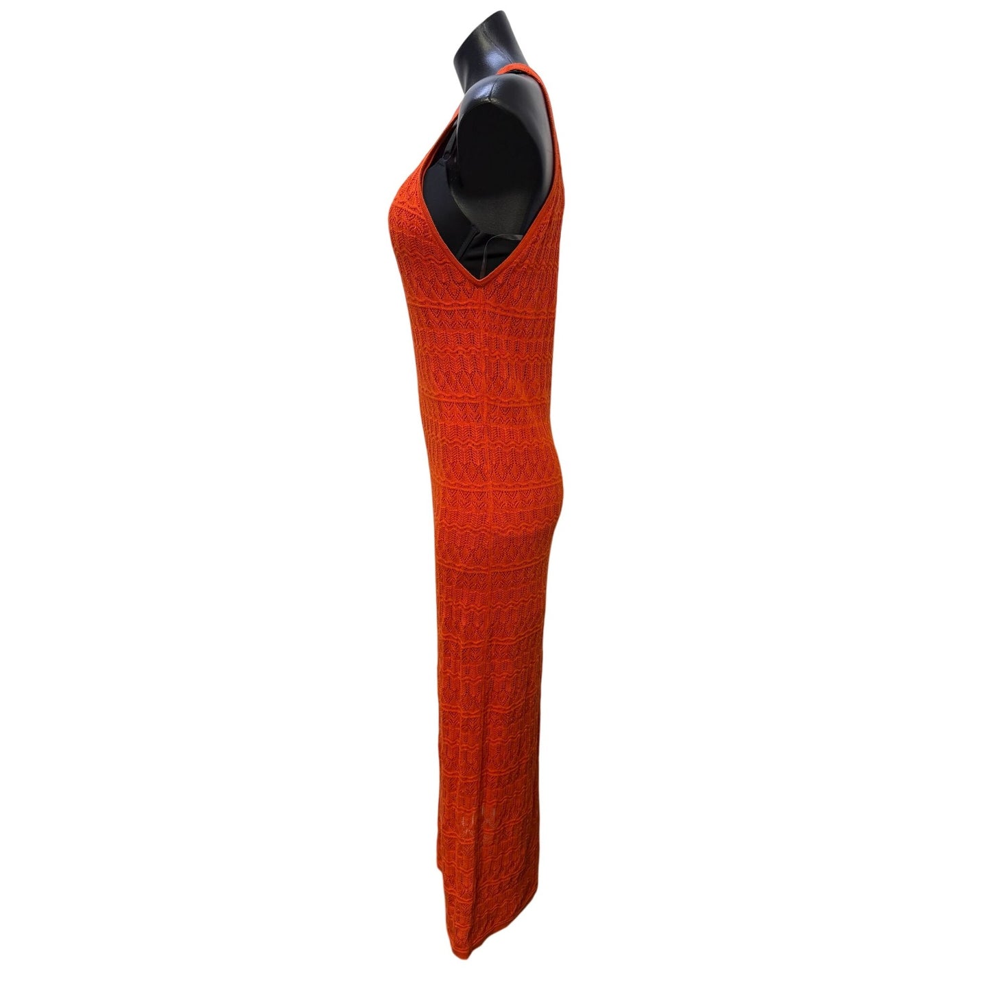House Of Harlow 1960 Orange Crochet Maxi Dress Size M