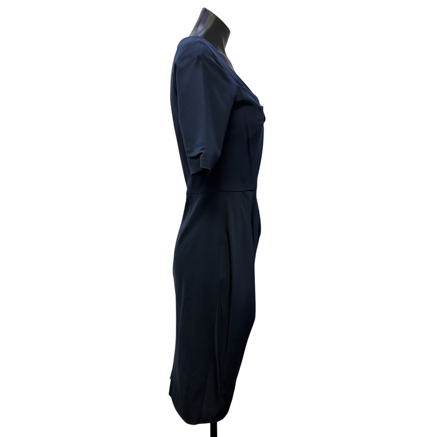 Lela Rose Navy Sheath Dress Size 4