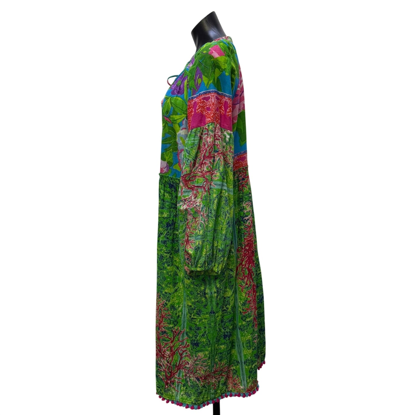 Antica Sartoria By Giacomo Cinque Dress Embellished Green Multi OS