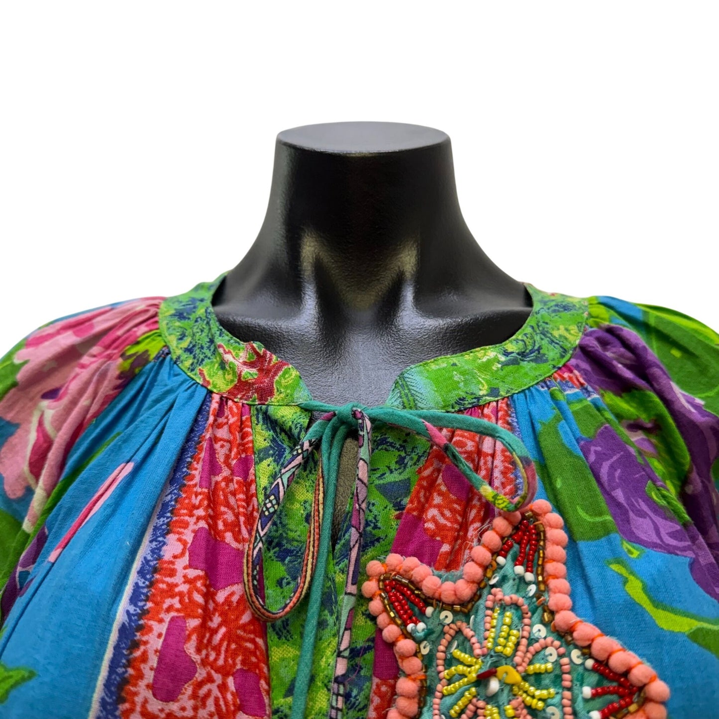 Antica Sartoria By Giacomo Cinque Dress Embellished Green Multi OS
