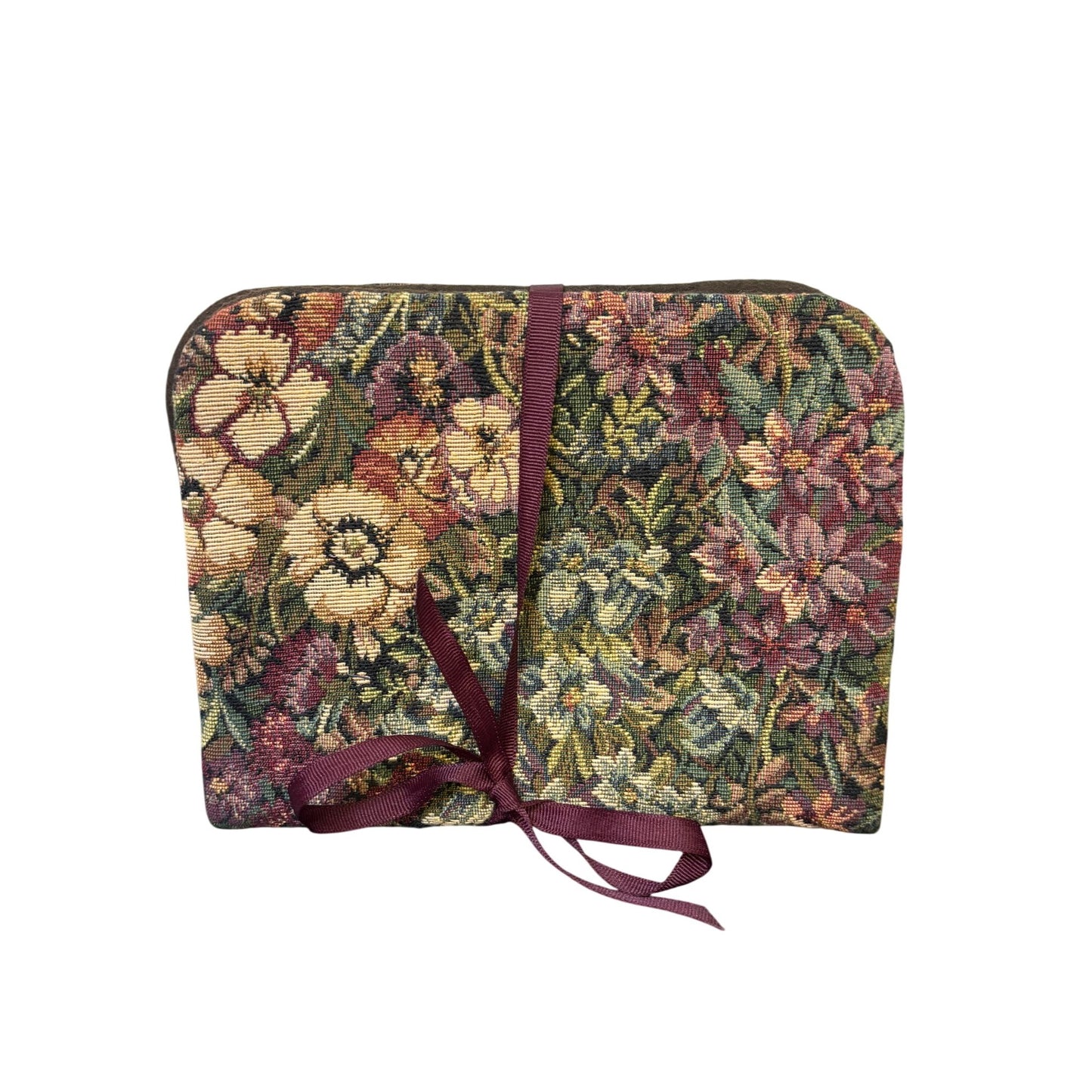 James Avery Vintage Floral Tapestry Jewelry Case