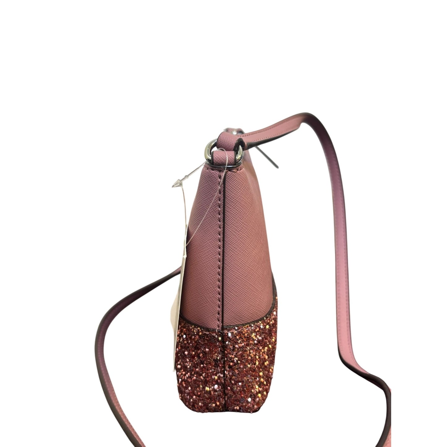 NWT Kate Spade New York Peony Pink Crossbody Bag With Glitter Accents