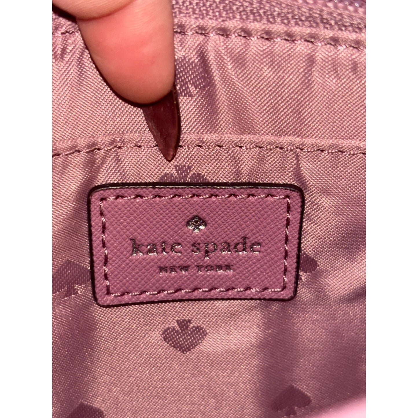 NWT Kate Spade New York Peony Pink Crossbody Bag With Glitter Accents