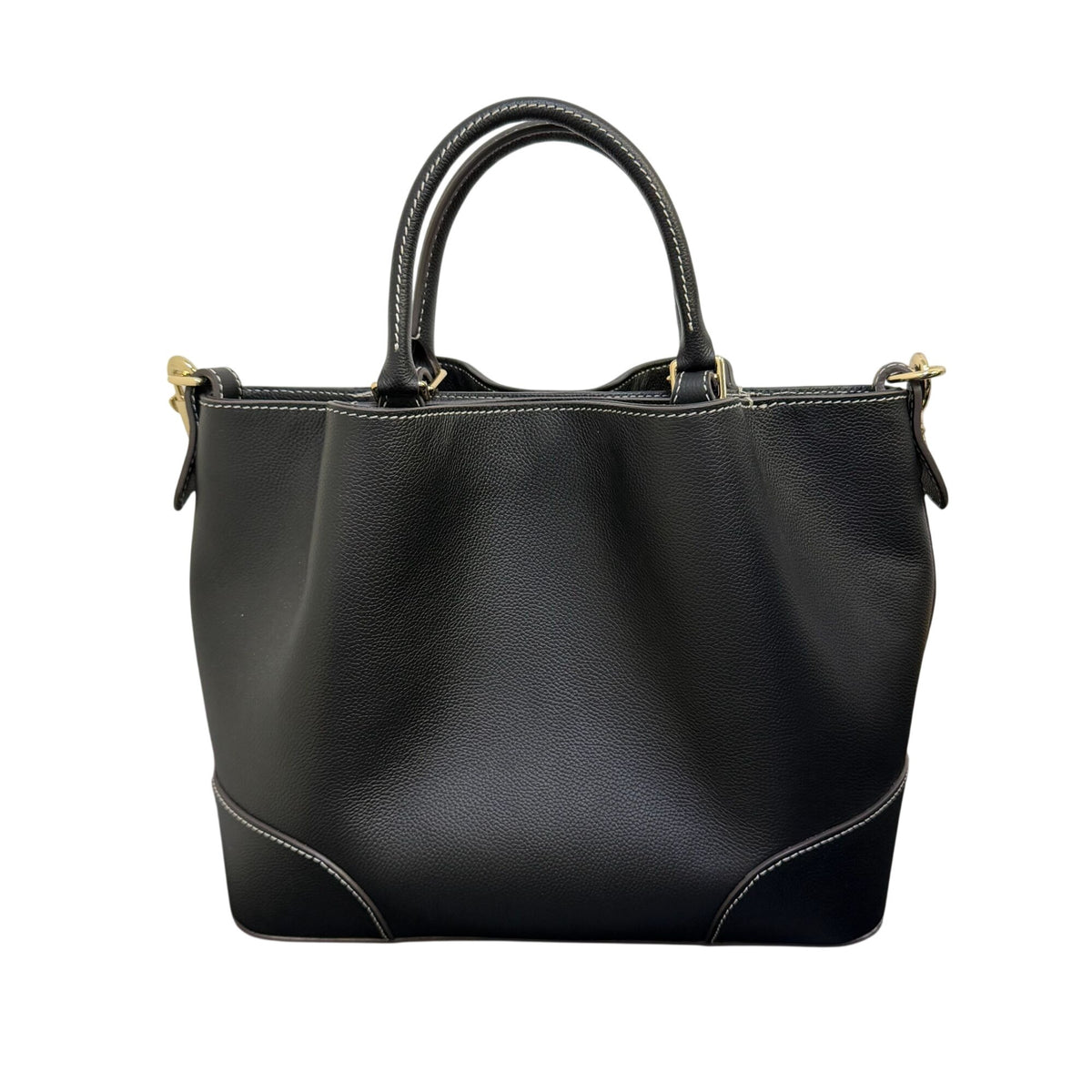 Dooney & Bourke Black Pebble Leather Handbag
