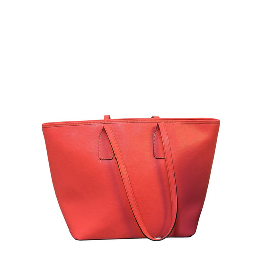 Dooney & Bourke Melon Red Large Pebble Leather Tote Purse