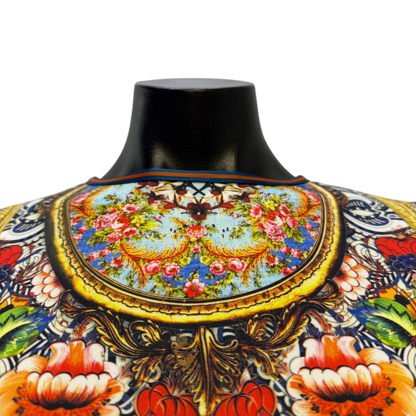 Clover Canyon Multi-Color Printed Dress V-Back Design Size L