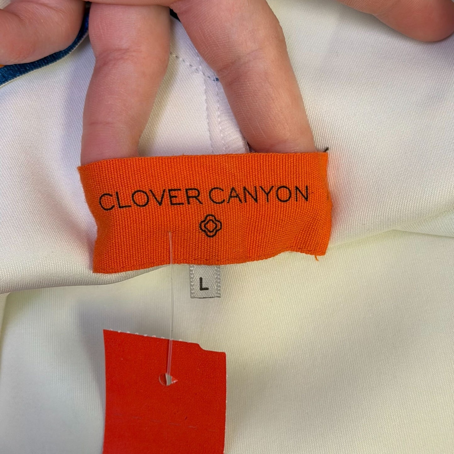 Clover Canyon Multi-Color Printed Dress V-Back Design Size L