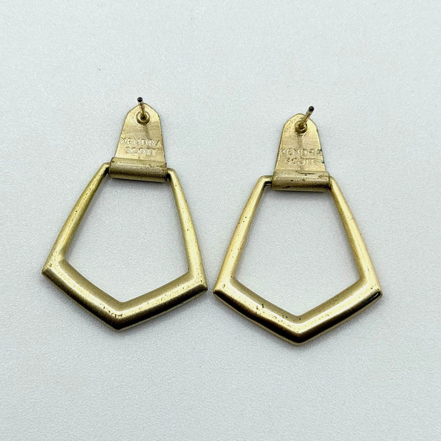 Kendra Scott Gold-Tone Geometric Drop Earrings