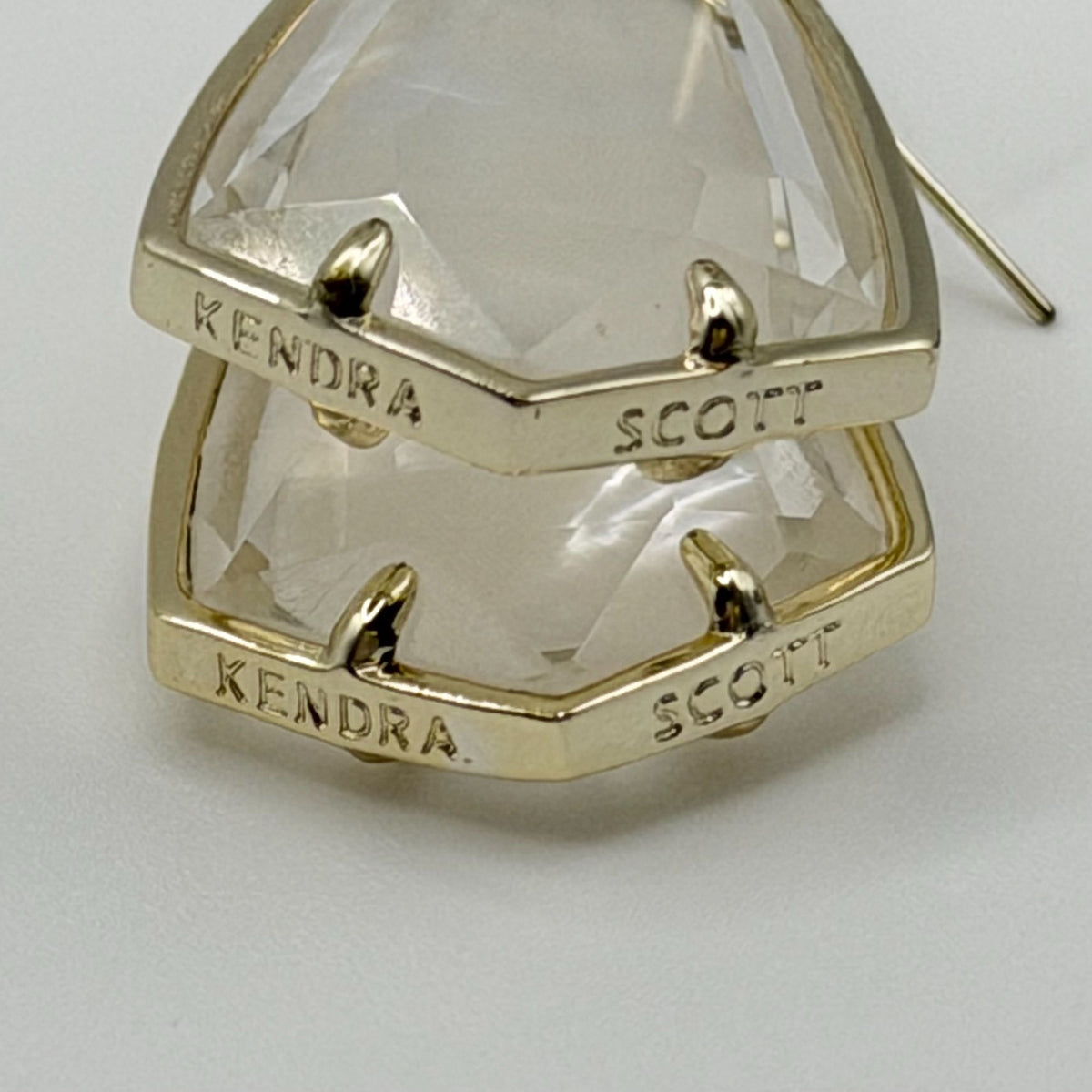 Kendra Scott Gold-Tone Mother-Of-Pearl Drop Earrings