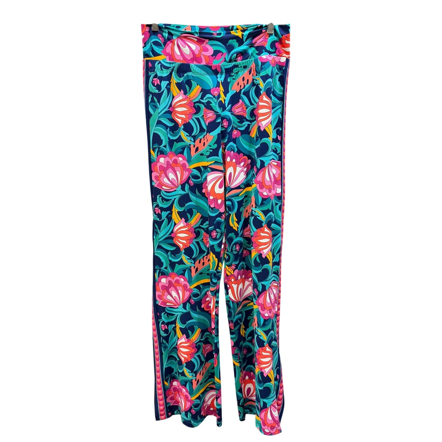 Trina Turk Floral Wide-Leg Pants Multi-Color M