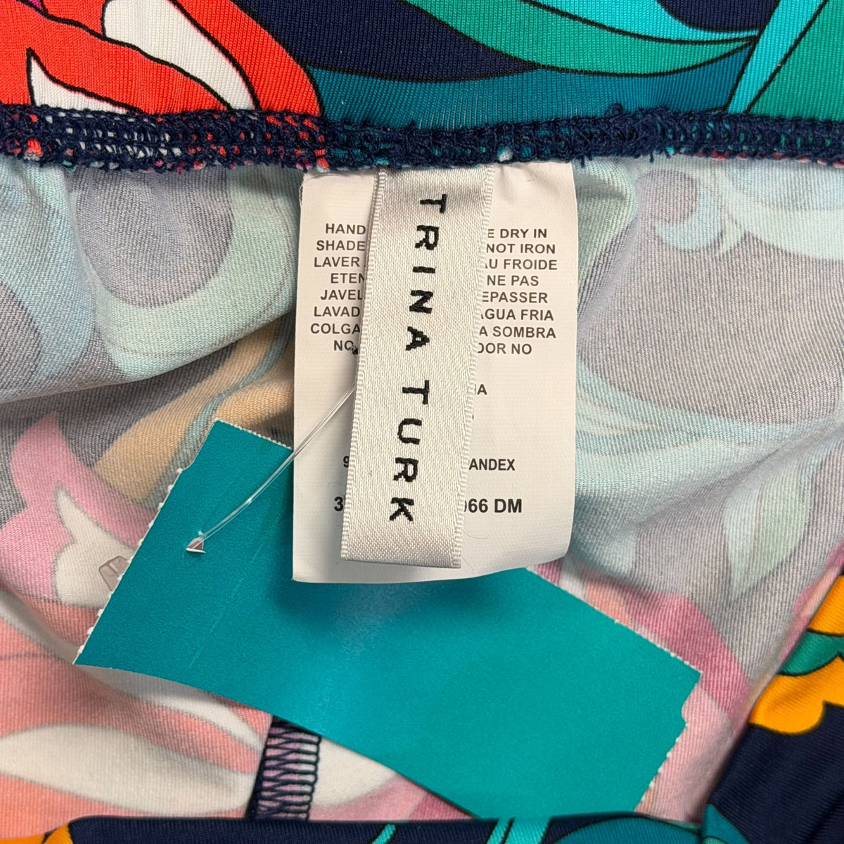 Trina Turk Floral Wide-Leg Pants Multi-Color M