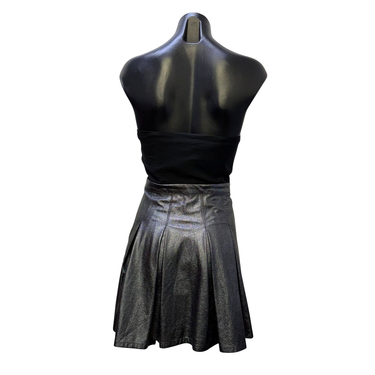 NWT BCBGeneration Strapless Black & Metallic Gray Dress 4