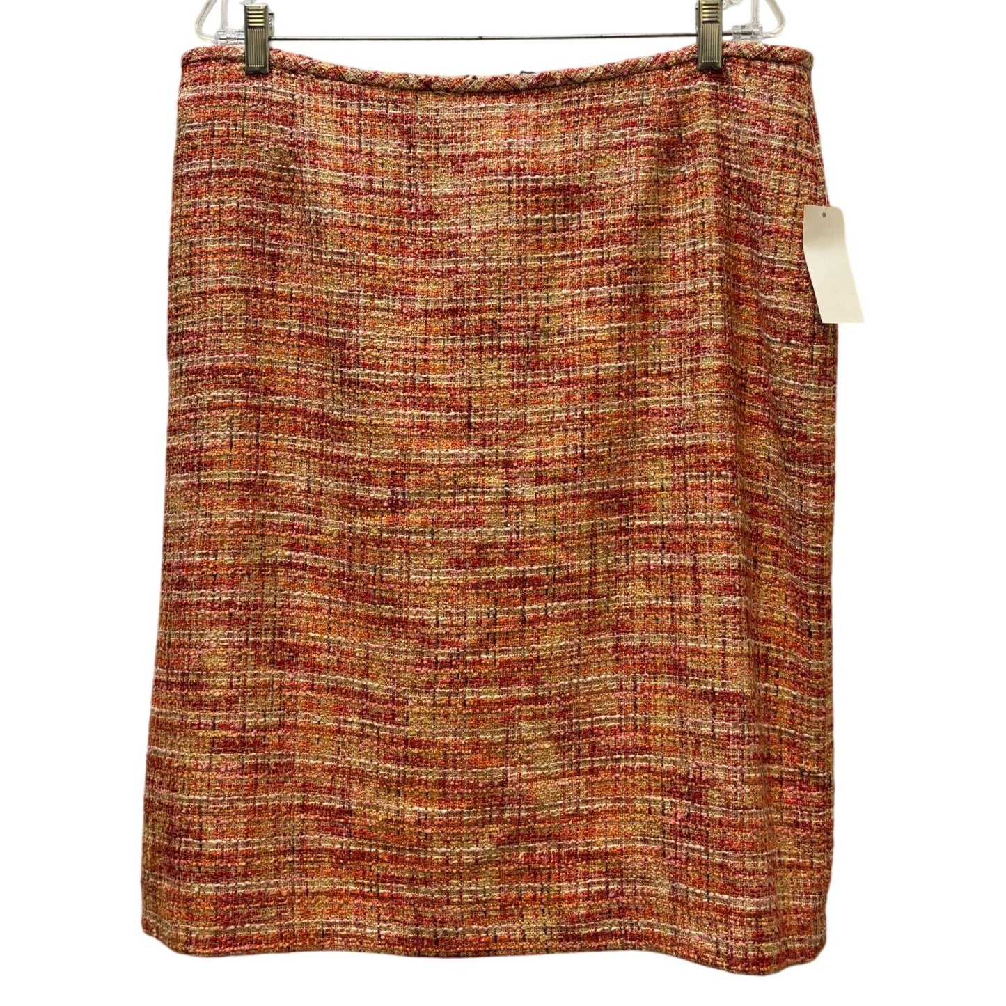 NWT Tahari Arthur S. Levine Tweed Suit Ensemble In Orange Size 16
