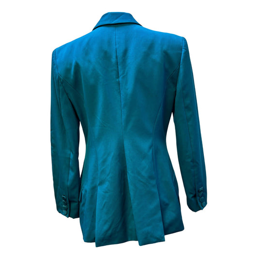 NWT Sergio Hudson Teal Blue Blazer Size 8