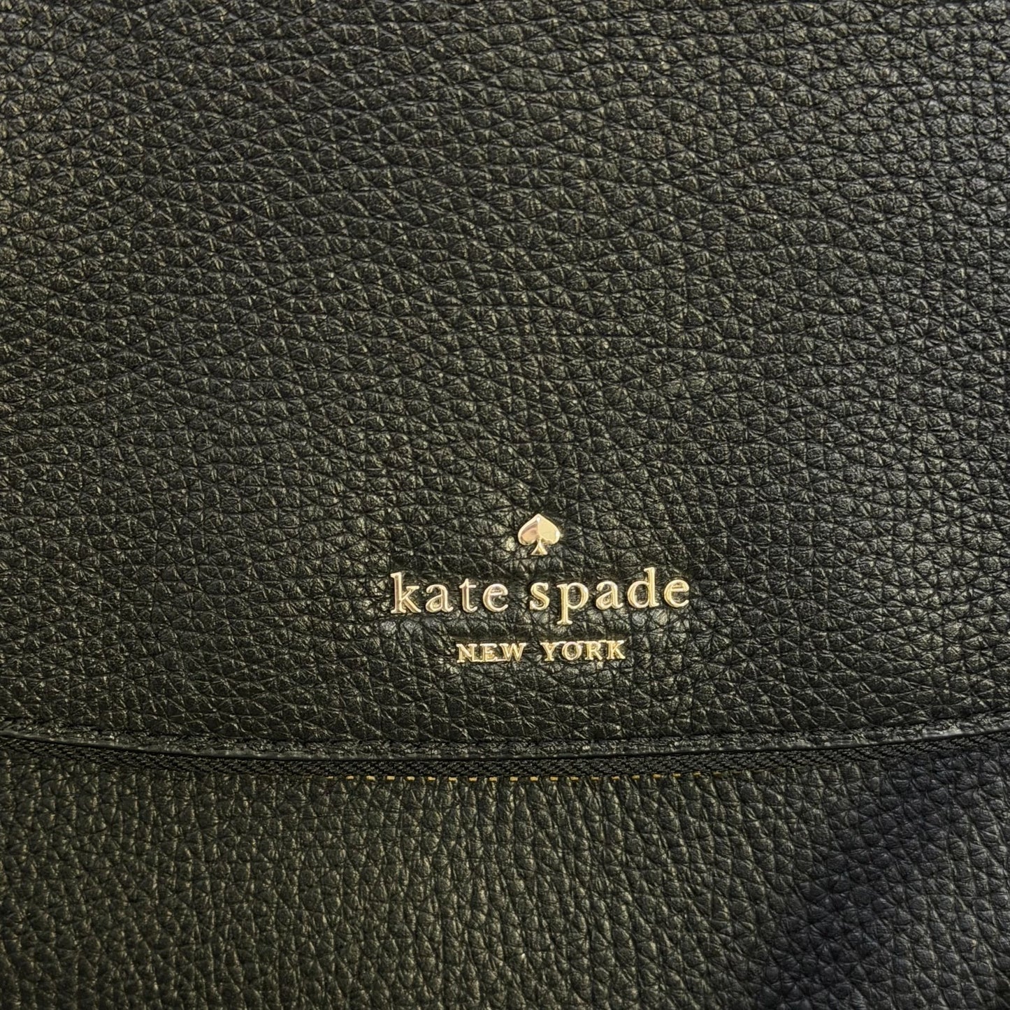 Kate Spade Black Pebbled Leather Crossbody Handbag M