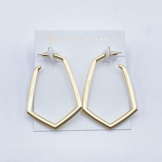 Kendra Scott Gold Geometric Hoop Earrings