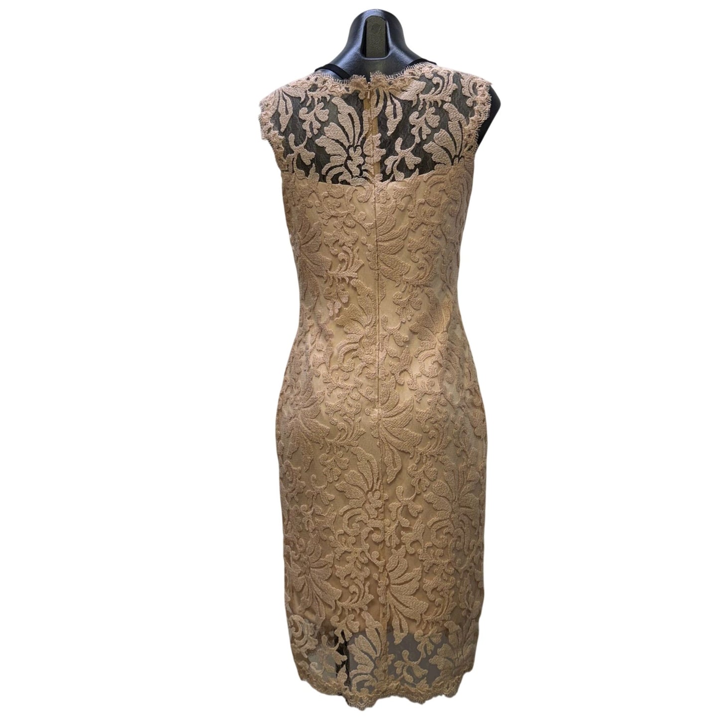 Tadashi Shoji Pink Lace Sleeveless Cocktail Dress Size 6