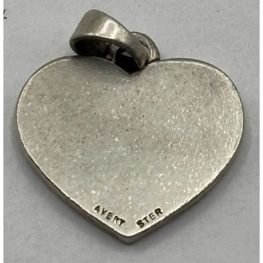 James Avery 925 Sterling Silver 2002 Heart Charm