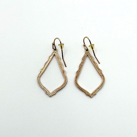 Kendra Scott Sophee Drop Earrings In Rose Gold Tone