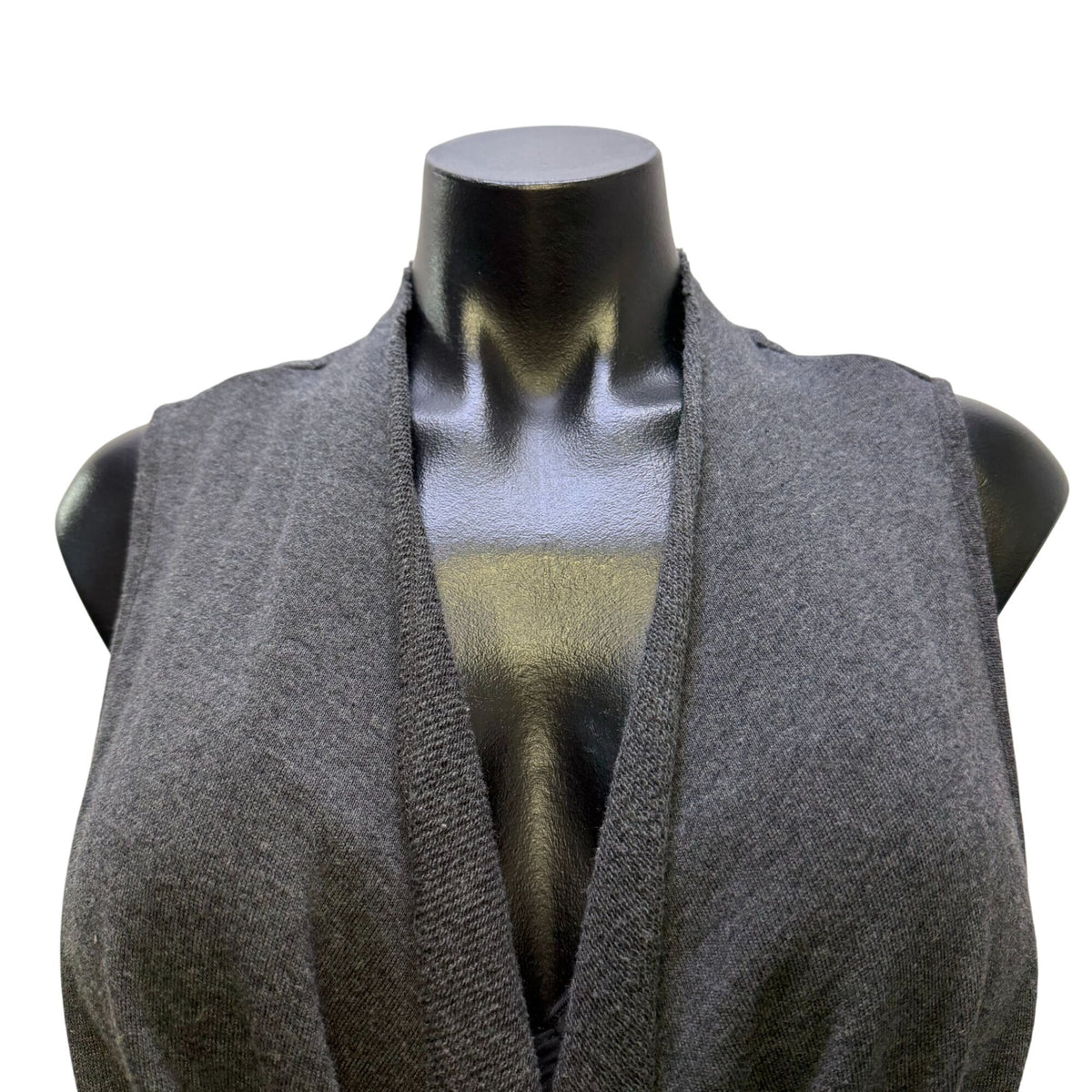 Johnny Was Floral Embroidered Gray Vest M
