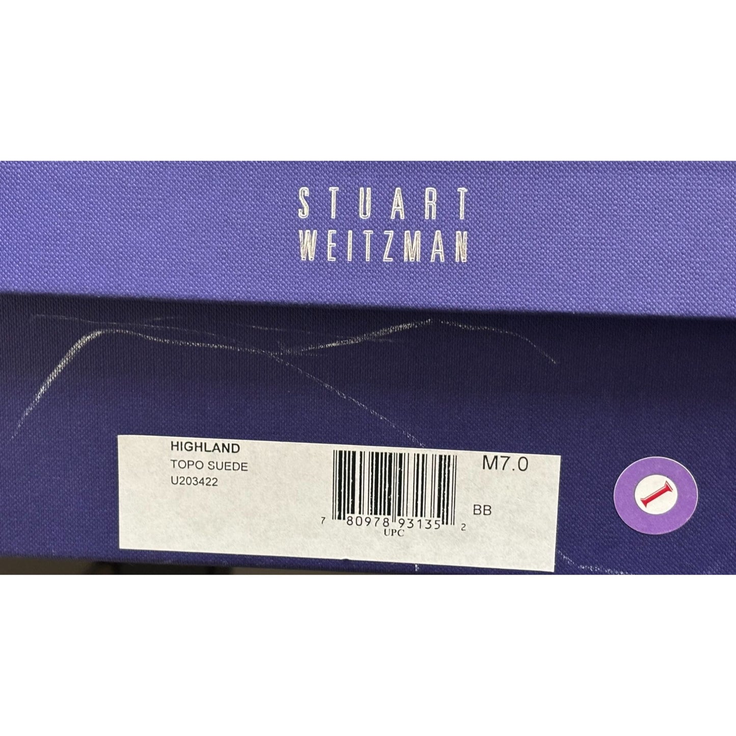 Stuart Weitzman Suede Over-The-Knee Boots In Wine With Block Heel Size 7