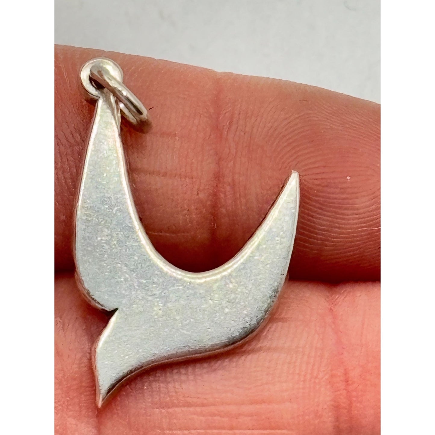 James Avery Sterling Silver 925 Abstract Bird Soaring Descending Dove Charm