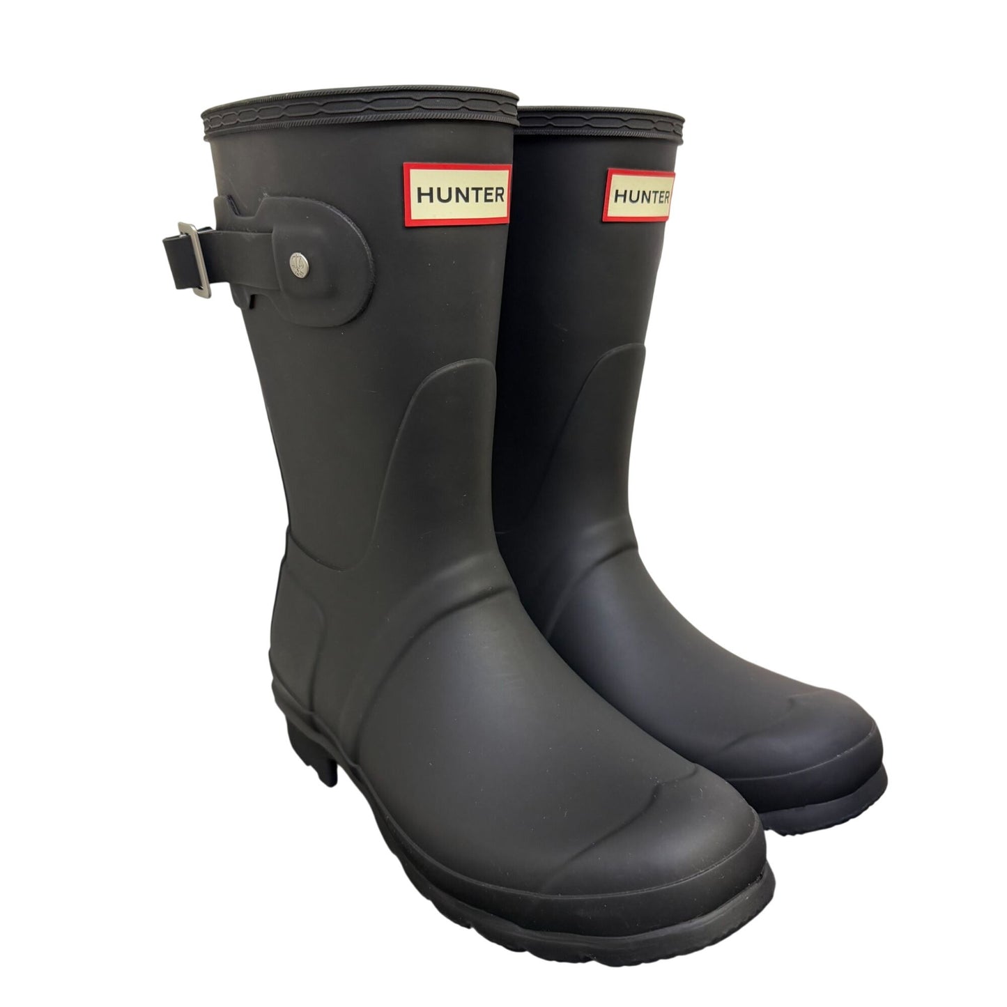 Hunter Original Short Black Rain Boots Size 6
