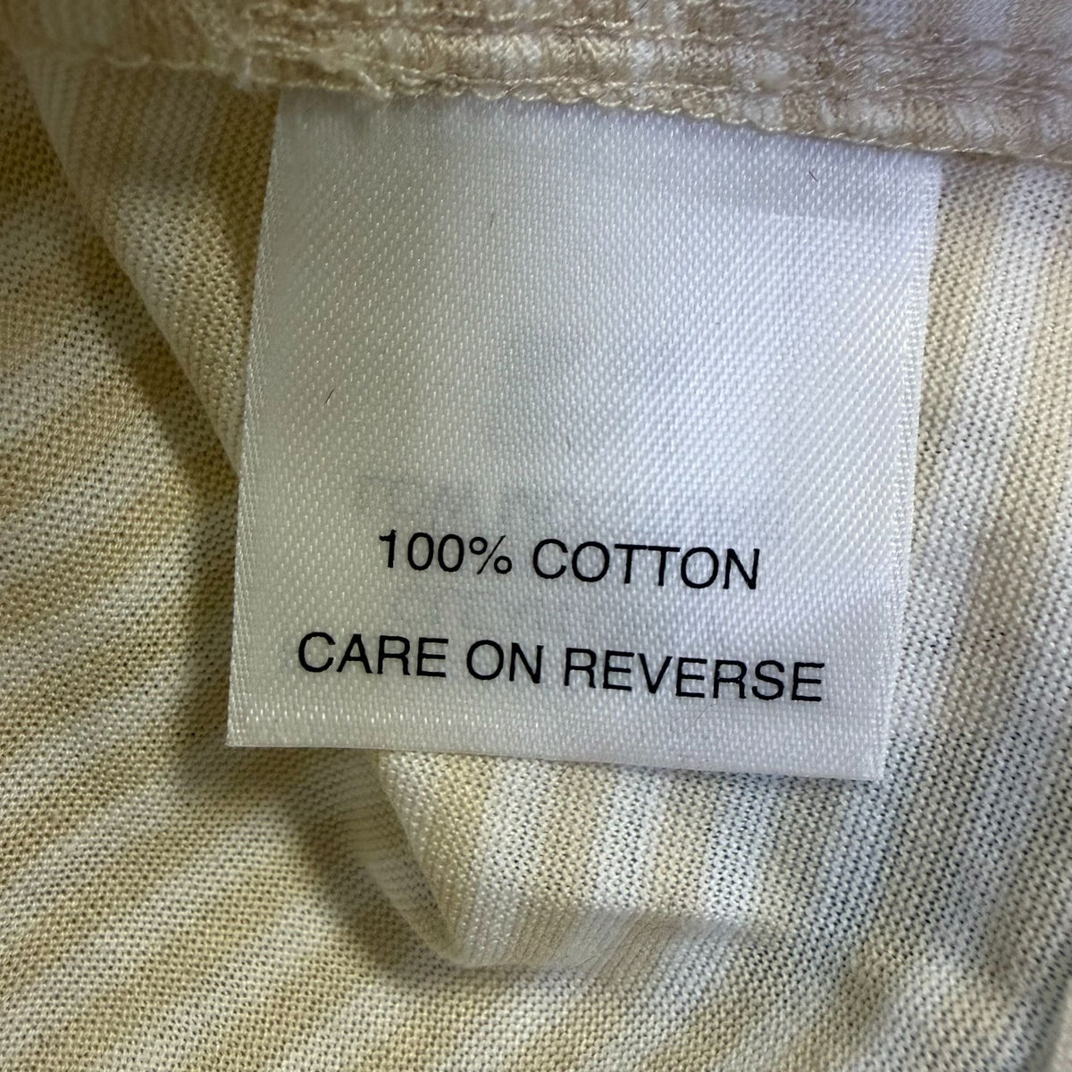 St. John Sport Cream White Striped Cotton Blouse XL